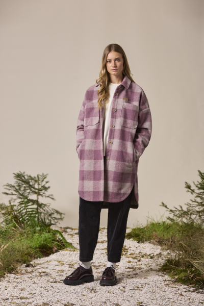 Maloja HalapM. Wool Check Coat