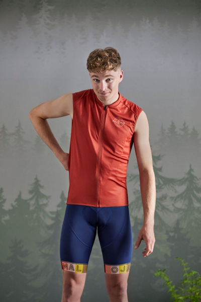 Maloja KratzdistelM. Sleeveless ärmelloses Radtrikot