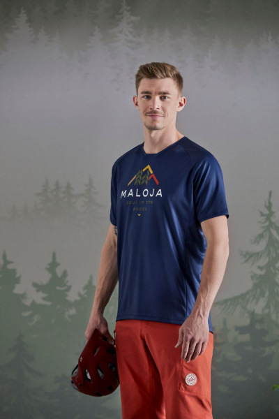 Maloja SchwarzerleM. Multi kurzarm Multisport Jersey