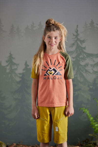Maloja ValspregnaG. Kinder kurzarm Multisport Jersey